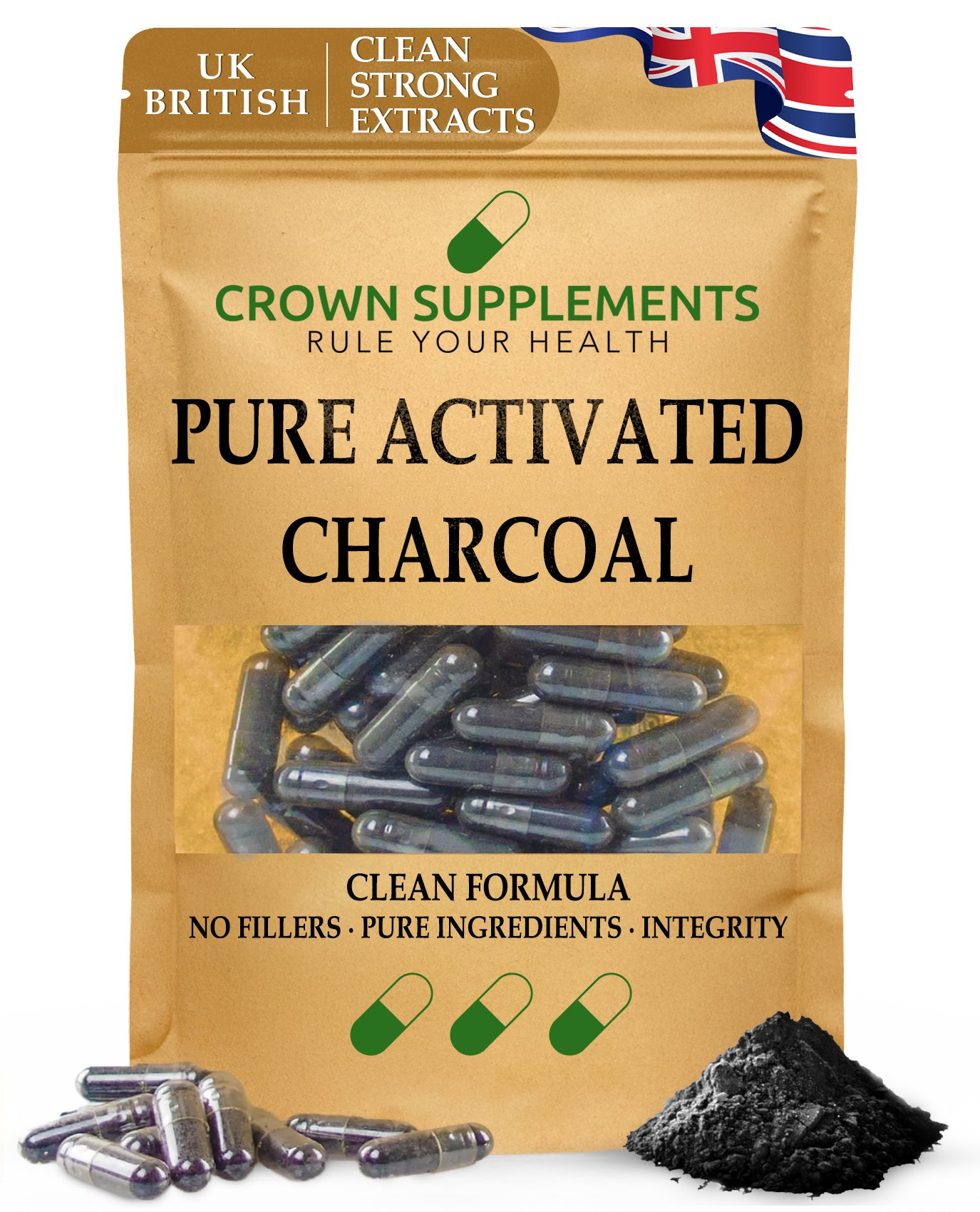 Pure Activated Charcoal Capsules