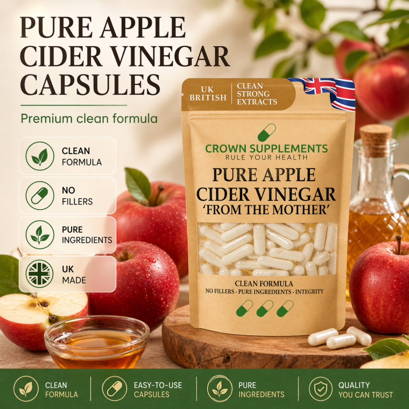 Apple Cider Vinegar with Mother Capsules | Crown Supplements