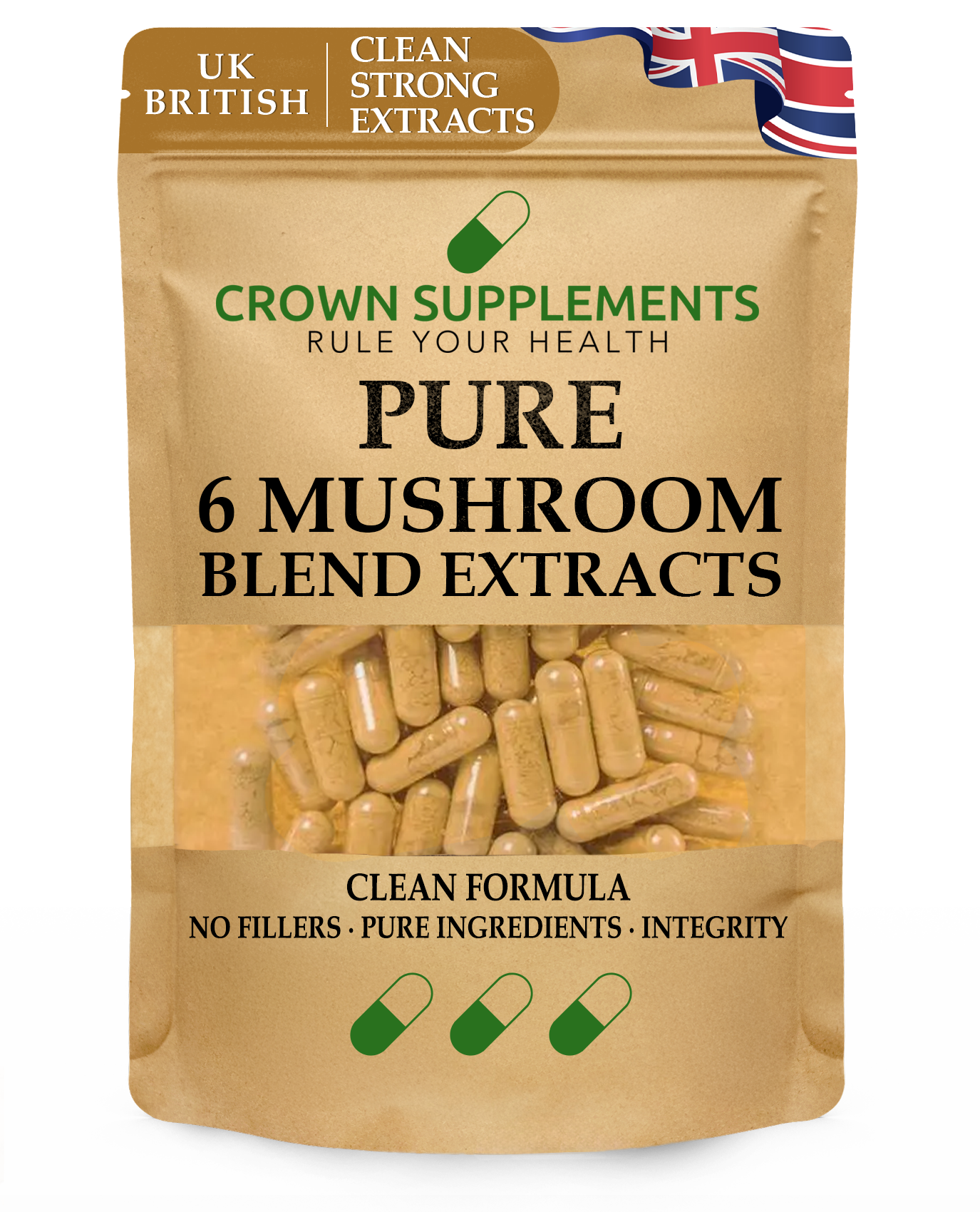 6 Mushroom Blend Extract Capsules