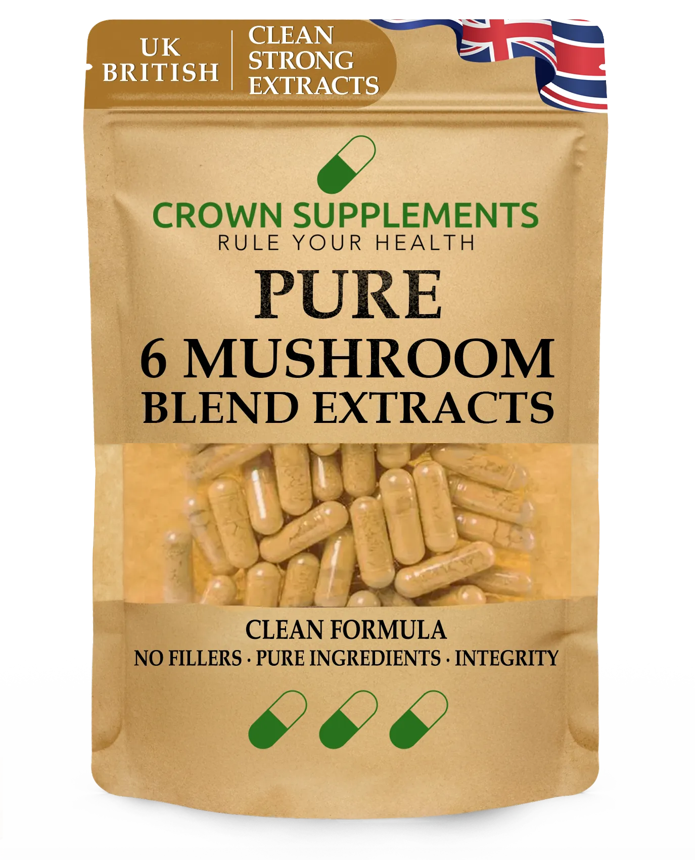 6 Mushroom Blend Extract Capsules
