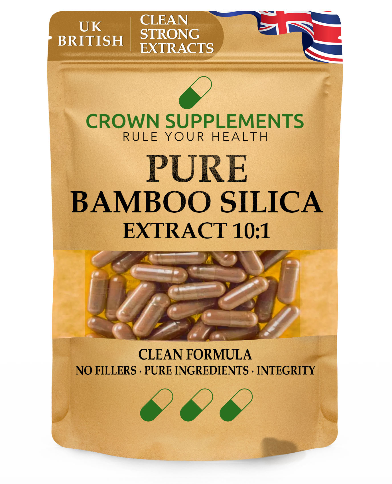 Bamboo Silica Extract Capsules