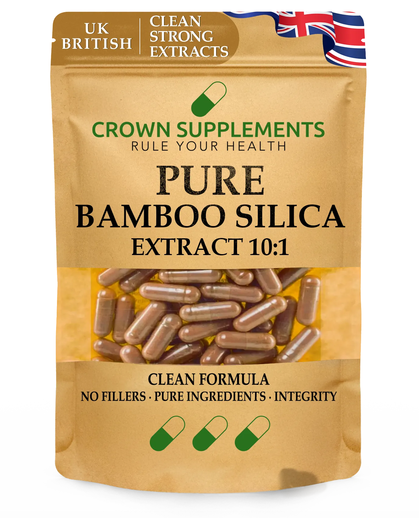 Bamboo Silica Extract Capsules