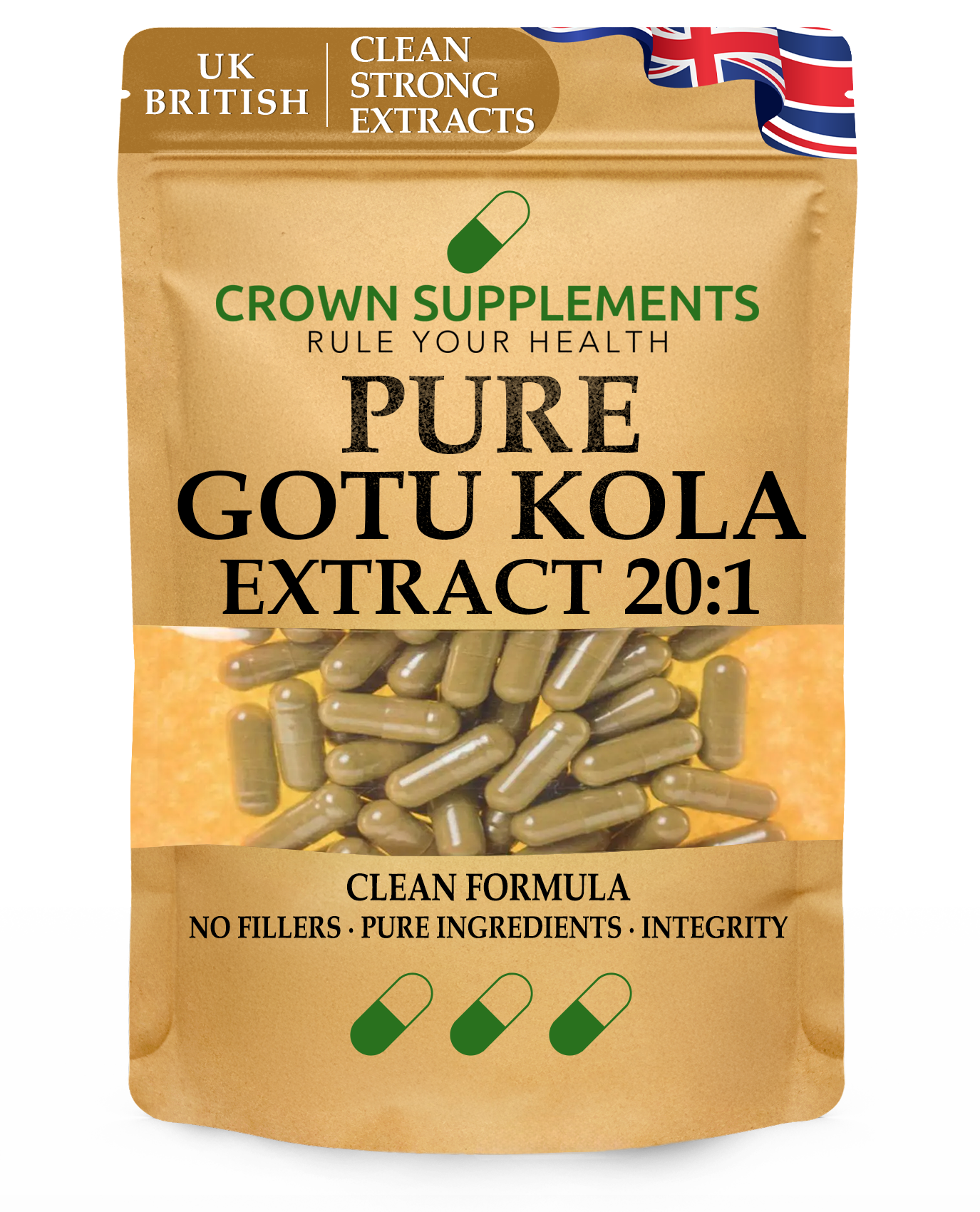 Gotu Kola Extract 20:1 Capsules