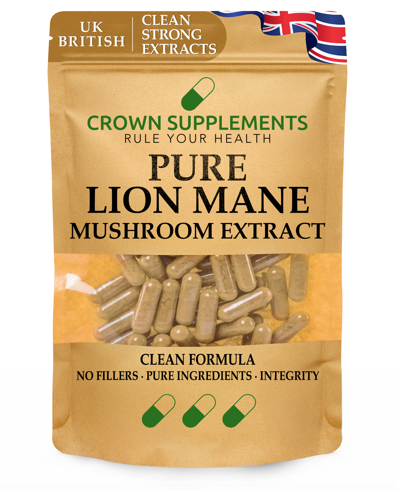 Lion's Mane Mushroom Extract Capsules