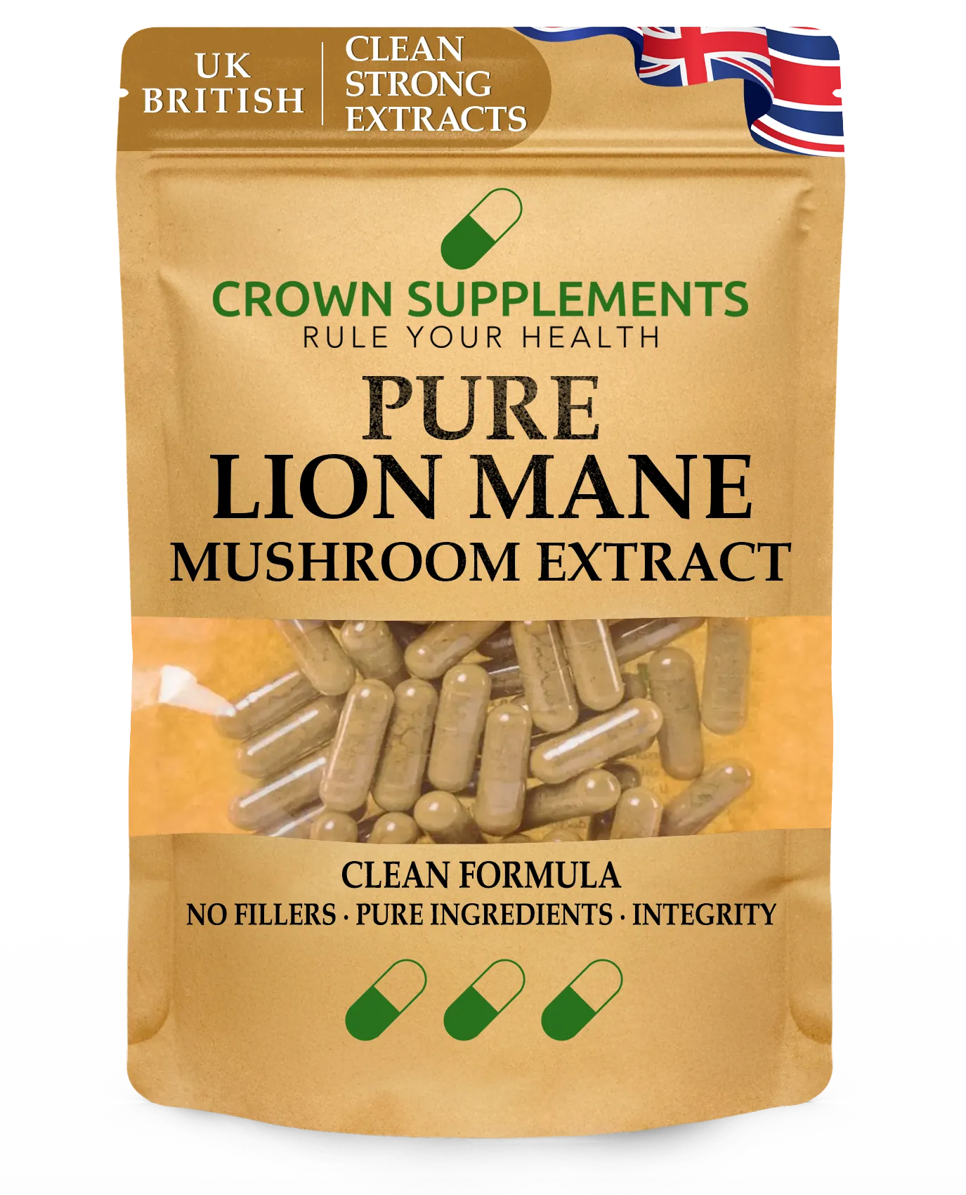 Lion's Mane Mushroom Extract Capsules