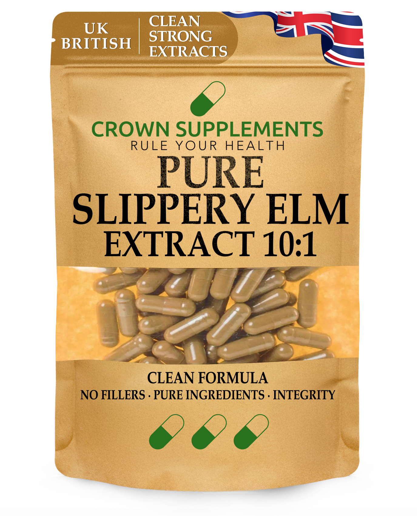 Slippery Elm Extract 10:1 Capsules