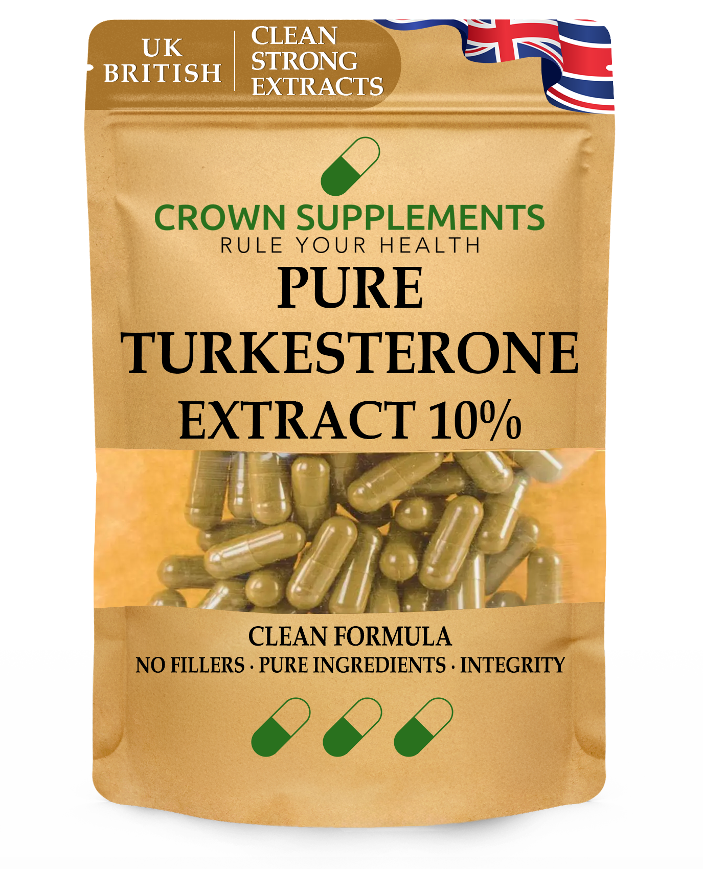 Pure Turkesterone Extract Ajuga Turkestanica Capsules