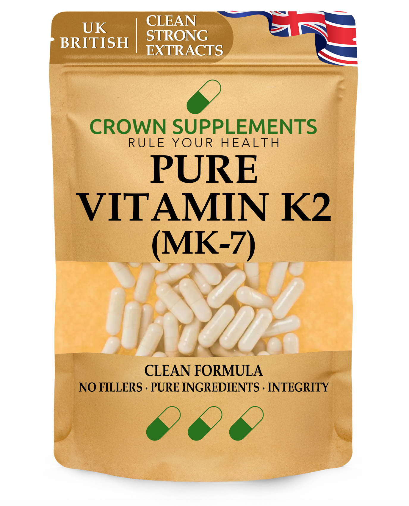 Pure Vitamin K2 MK7 Capsules